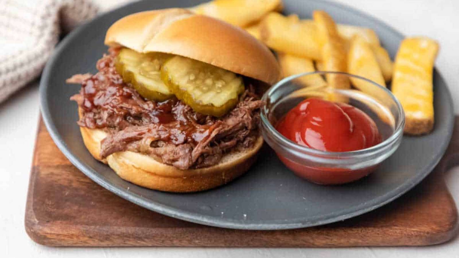 Easy Crock Pot BBQ Beef Recipe