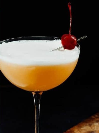 Egg White Whiskey Sour Delight