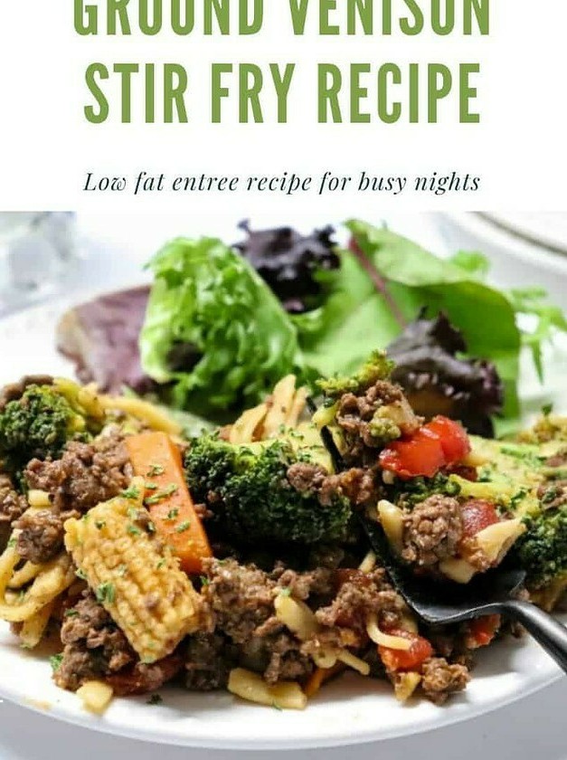 Venison Stir Fry with Crunchy Broccoli Bites