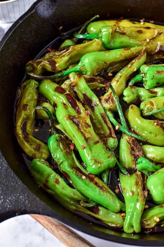 Transforming Shishitos with Savory Pan-Seared Delight