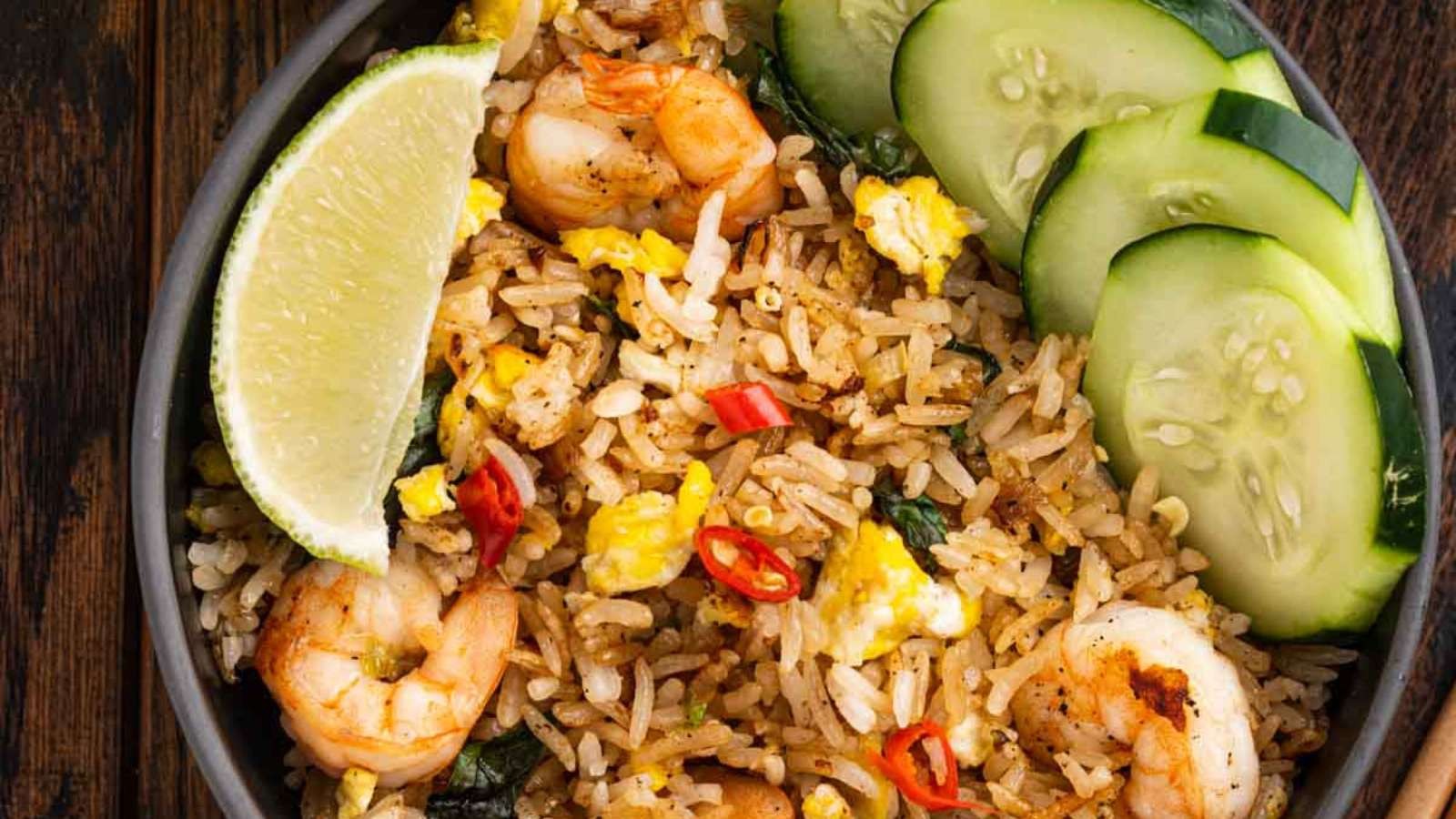 Quick Thai Basil Stir Fry Rice