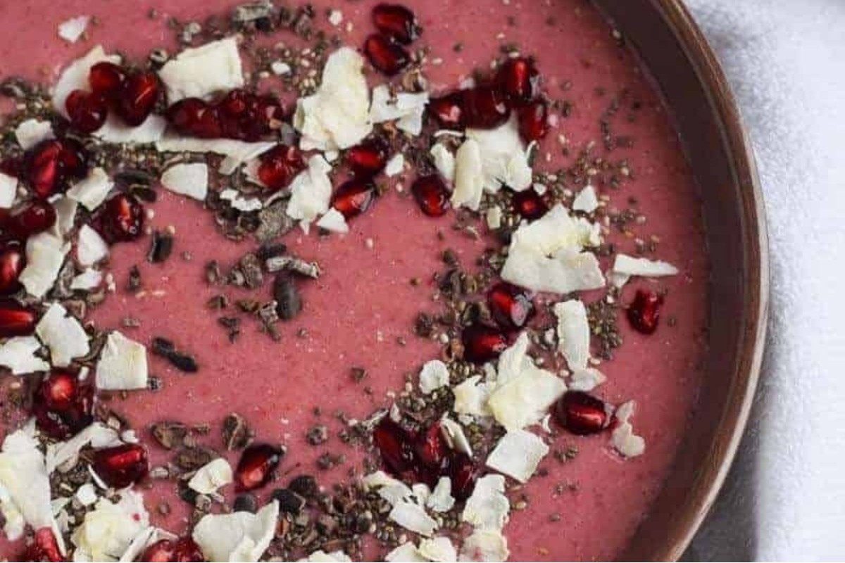 Sweet Pomegranate Bliss in a Bowl