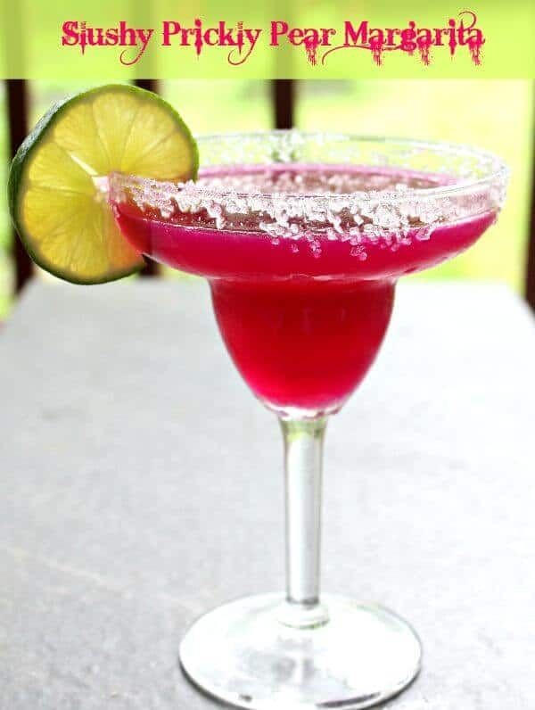 Desert Pear Margarita with Prickly Pear Twist
