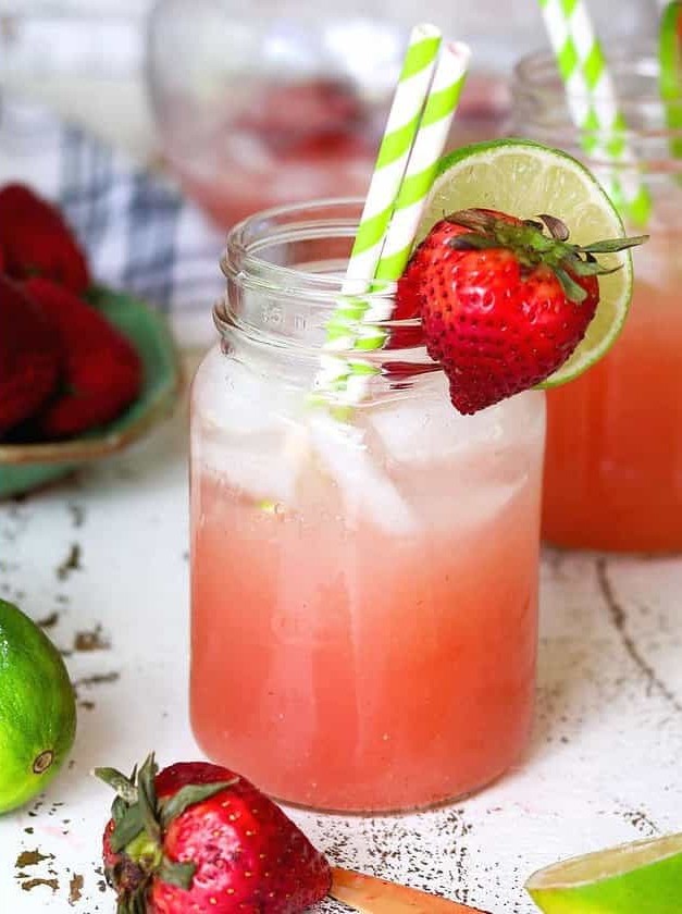 Summer Strawberry Vodka Refresher