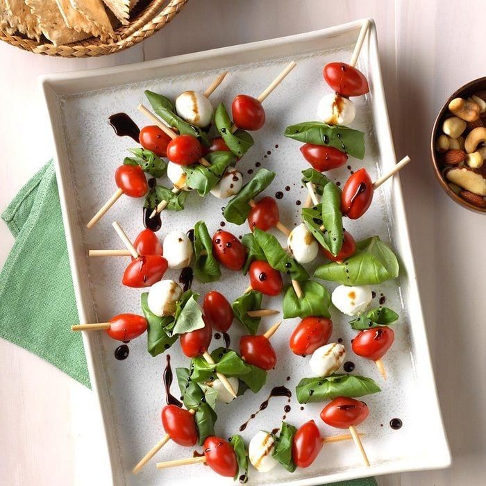 Greek-Style Kabobs with Feta & Olives