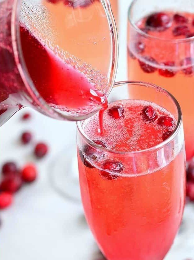 Red Berry Bubbly Champagne Delight