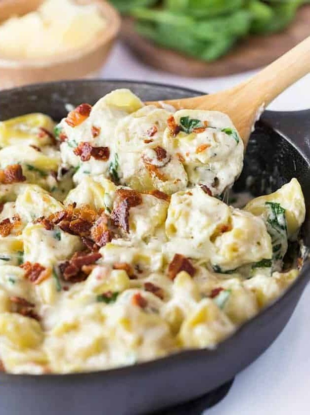 Creamy Cheese Tortellini Casserole Recipe