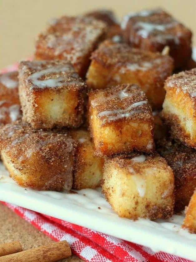 Sweet Churro Bites with Angel Food Cake Crunch