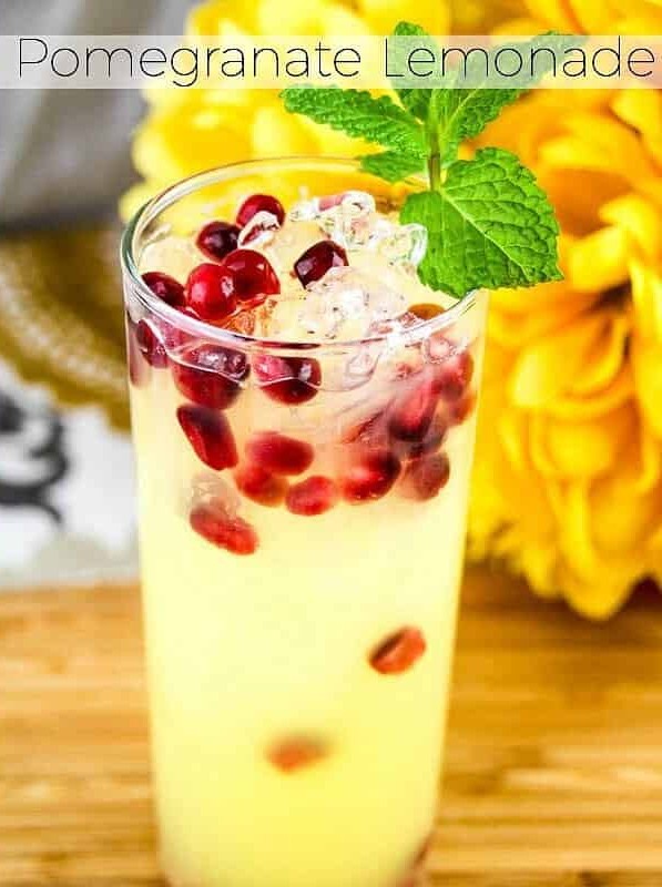 Sun-Kissed Pomegranate Lemon Twist