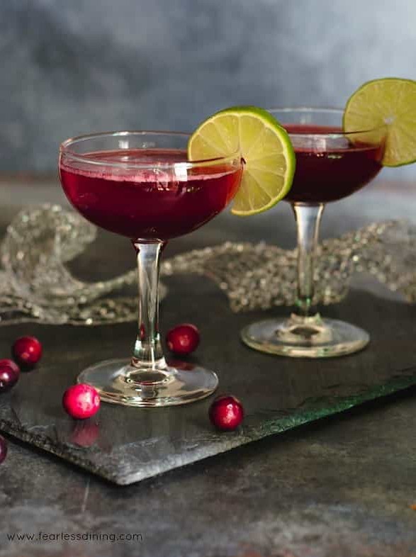 Cranberry Sparkler with a Twist