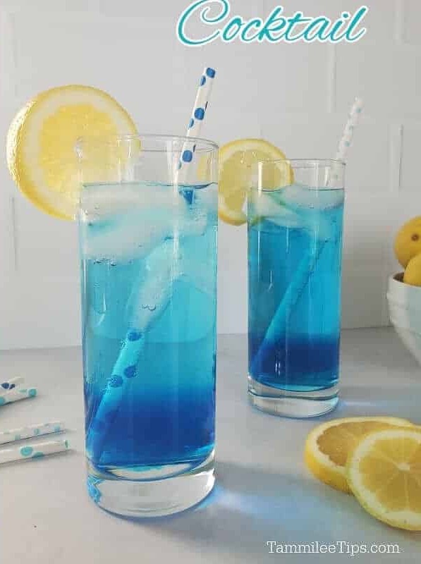 Blue Sunset Beach Party Cocktail