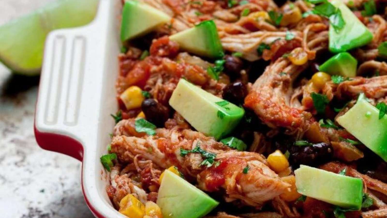 Slow Cooker Salsa Chicken Delight
