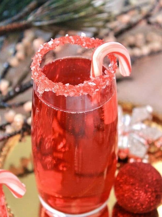 Ruby Red Cranberry Champagne Delight