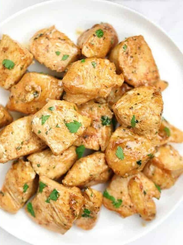 Juicy Herb-Crusted Chicken Bites