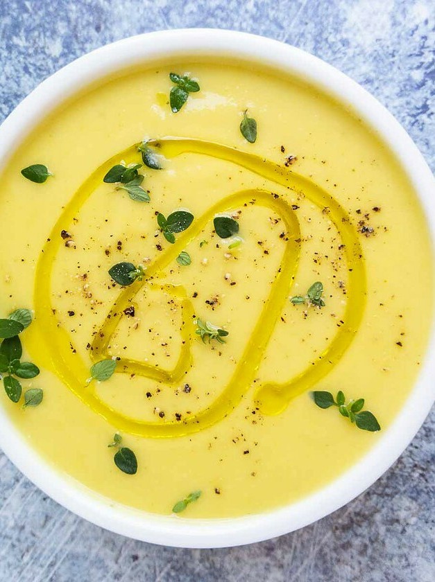 Summer Squash Delight in Coconut Broth