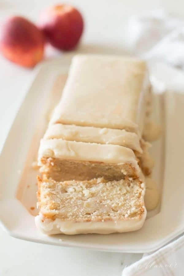 Moist Apple Glazed Pound Cake Recipe