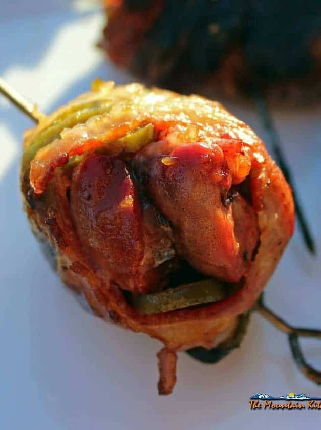 Smoked Dove Poppers with Spicy Twist