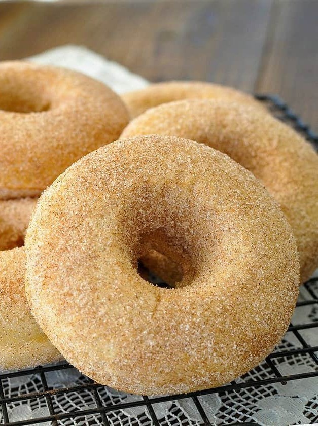 Buttery Bakehouse Donuts with Cinnamon Glaze