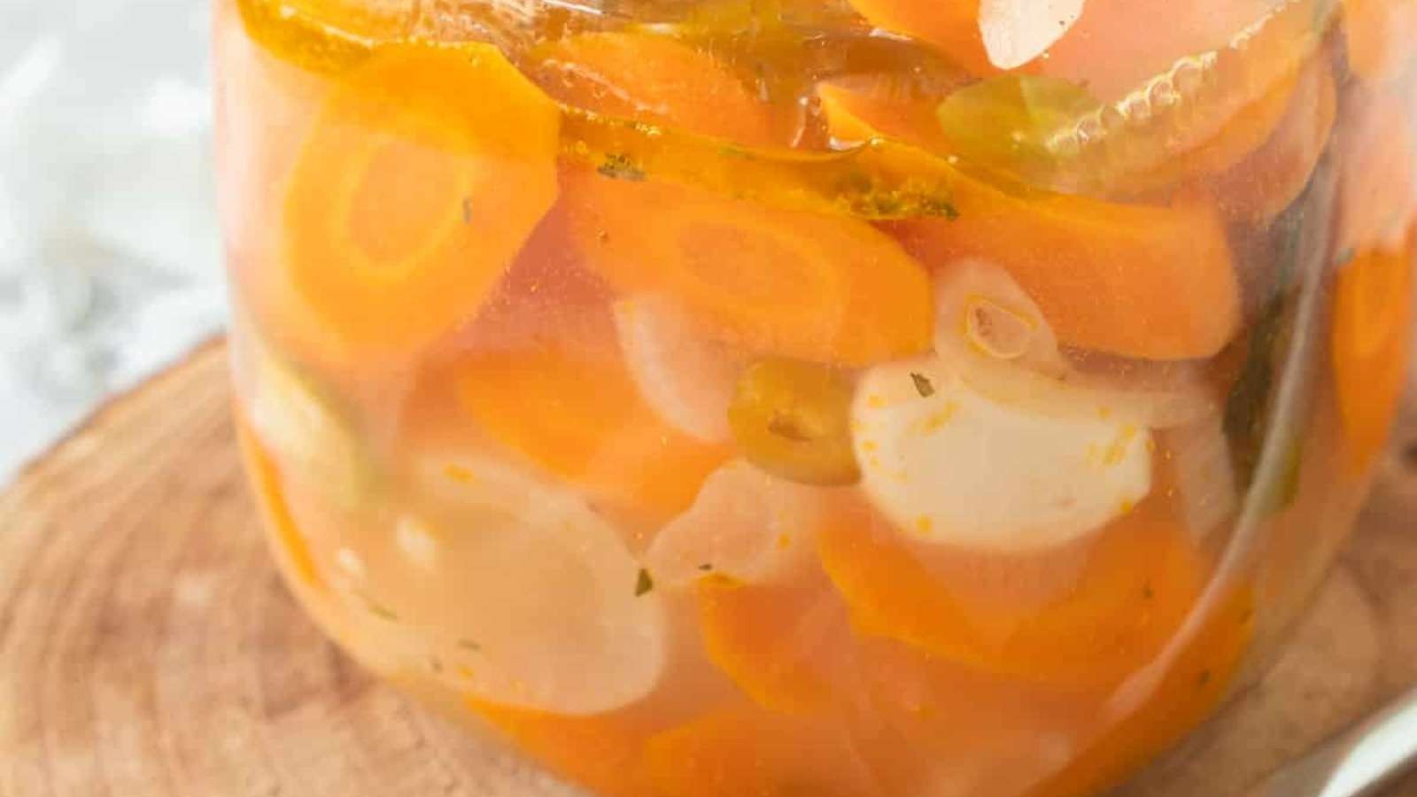 Spicy Zanahoria Pickles from Mexico