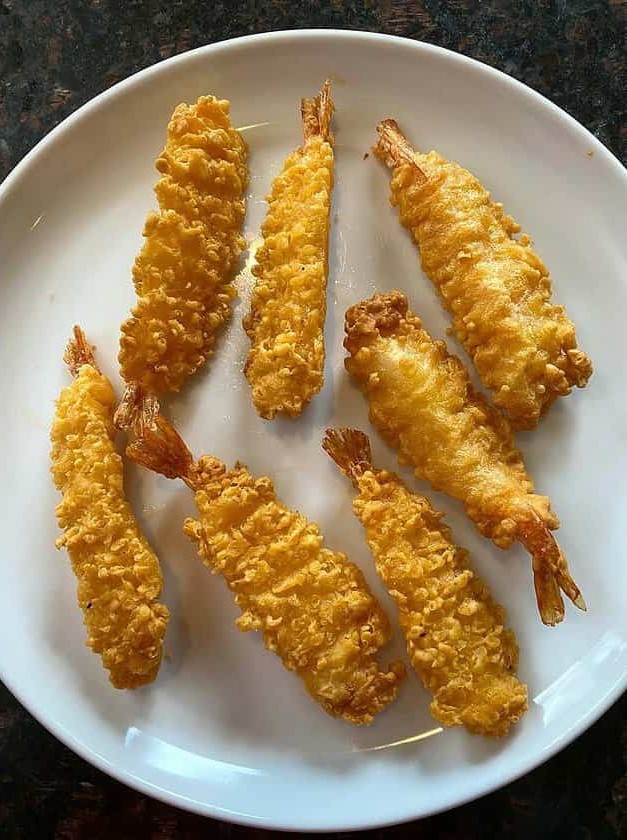 Air Fryer Frozen Shrimp Tempura Bites