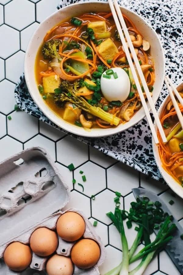 Carrot Noodle Bliss in a Bowl