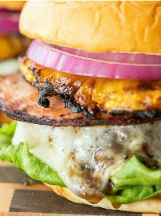 Sweet Summer Teriyaki Burger Delight