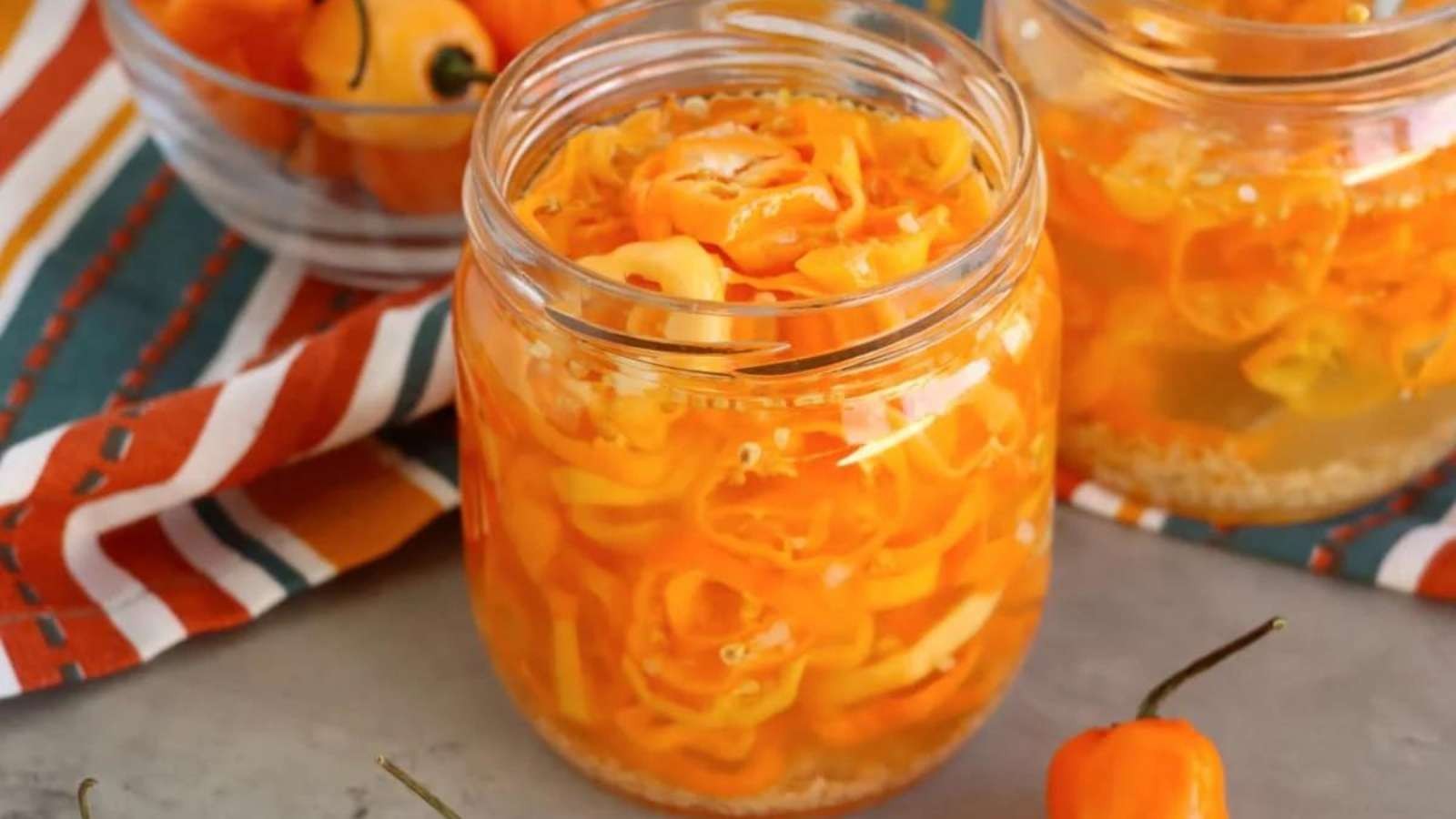 Spicy Pickled Habaneros for Daring Flavors