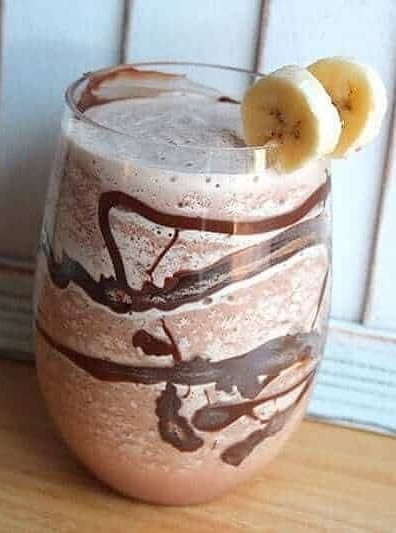 Banana Chocolate Bliss in a Glass