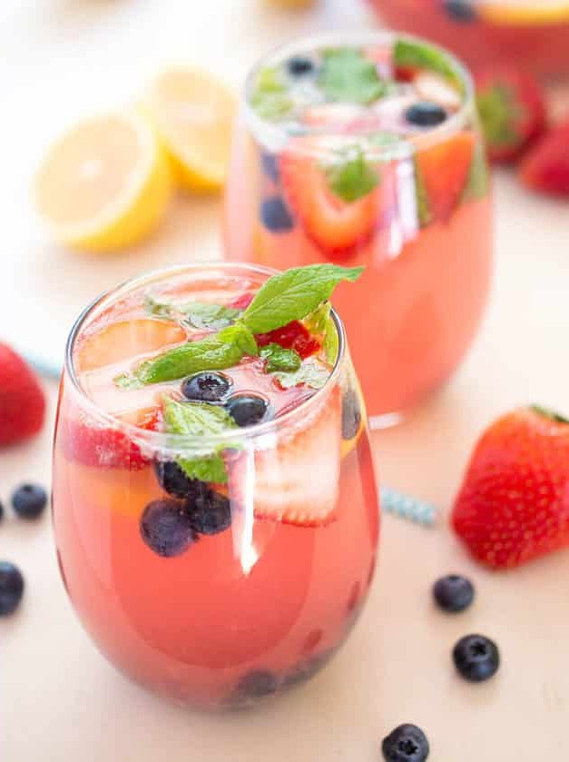 Berry Blissful Sparkling Spritzer