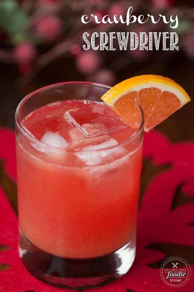 Cranberry Vodka Sparkler Holiday Punch