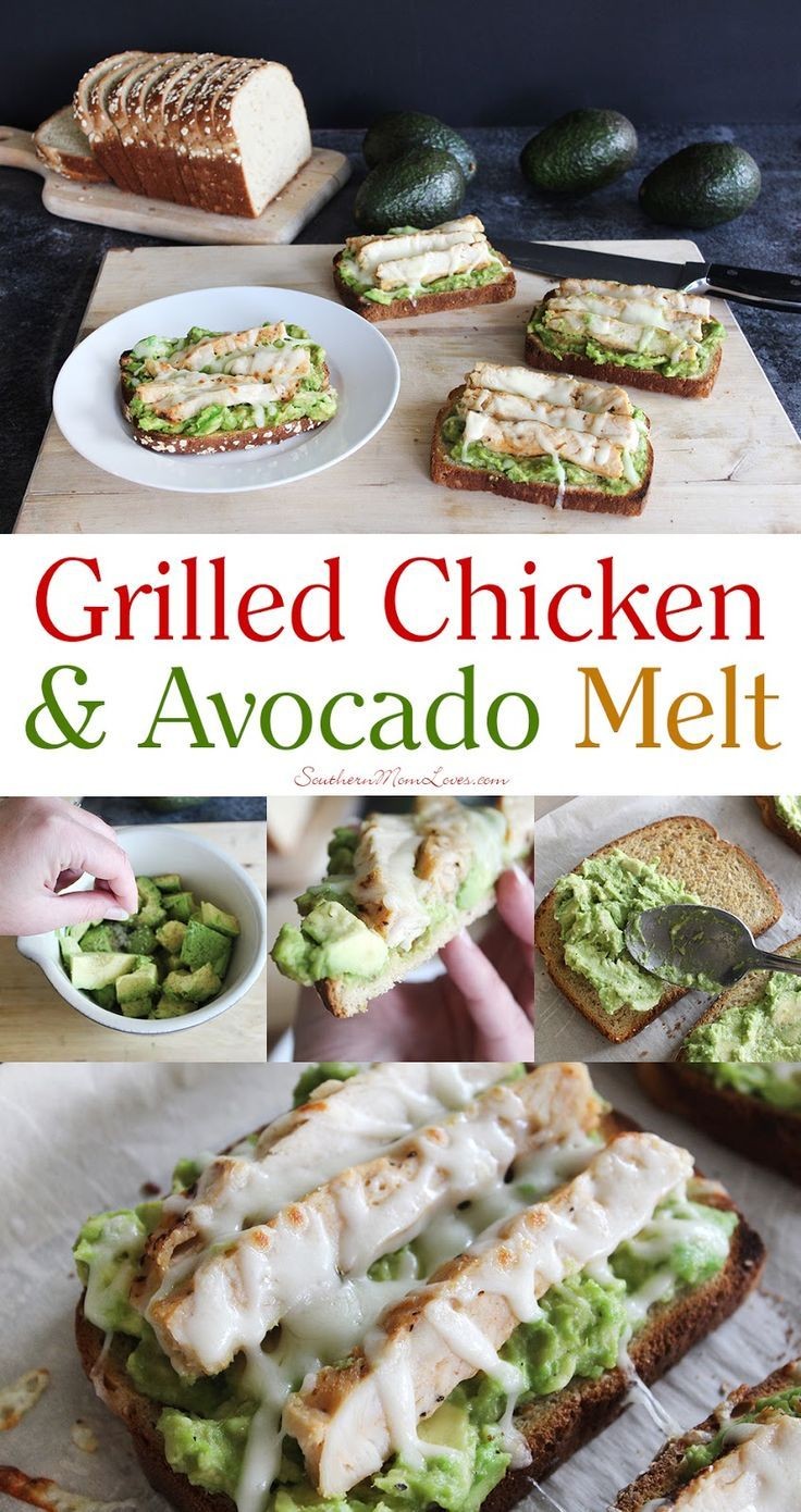 Avocado & Chicken Breakfast Grilled Delights