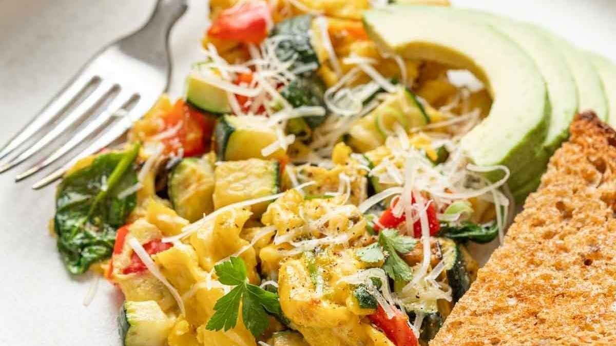 Quick Protein-Packed Veggie Omelette