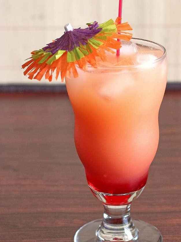 Fruity Oasis in a Glass
