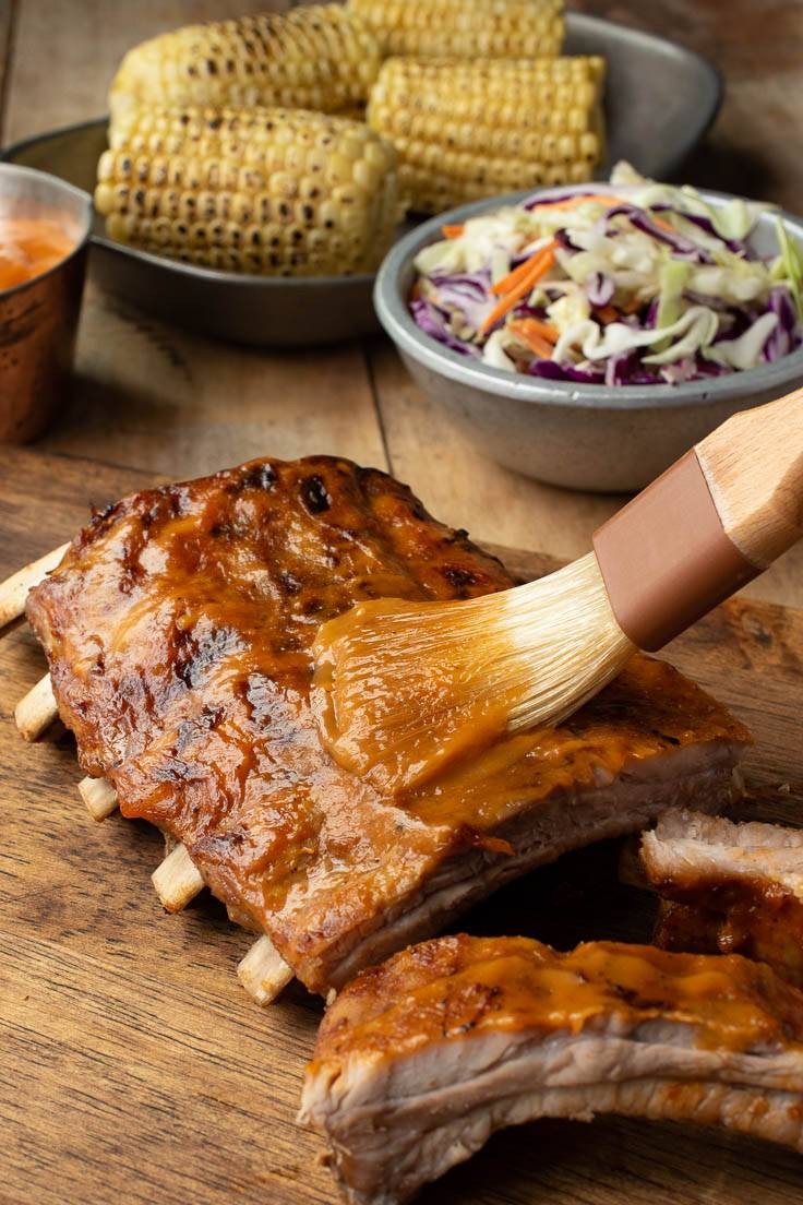 Mango Barbecue Baby Back Ribs