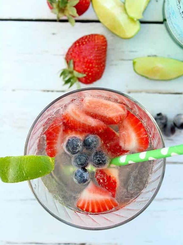 Berry Blissful Skinny Summer Spritzer