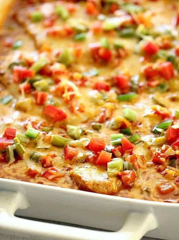 Southwestern Pork Chop Rice Casserole