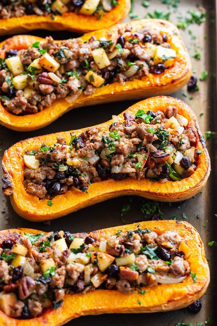 Spicy Squash Stuffed with Mexican Quinoa Delight