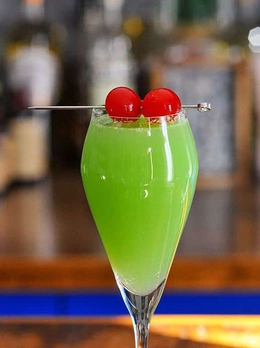 Green Mimosa Inspired by the Grinch