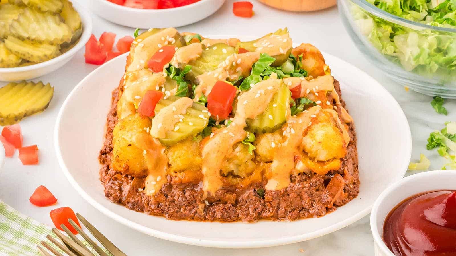 Big Mac Magic in a Casserole Bowl