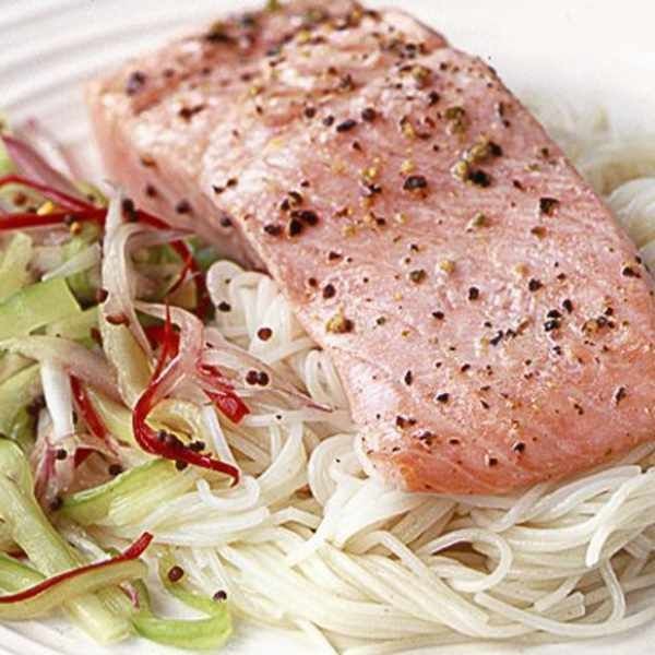 Trout and Herby New Potatoes Salad Delight