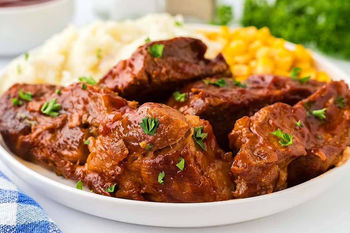 Crock Pot Country Style Pork Rib Delight