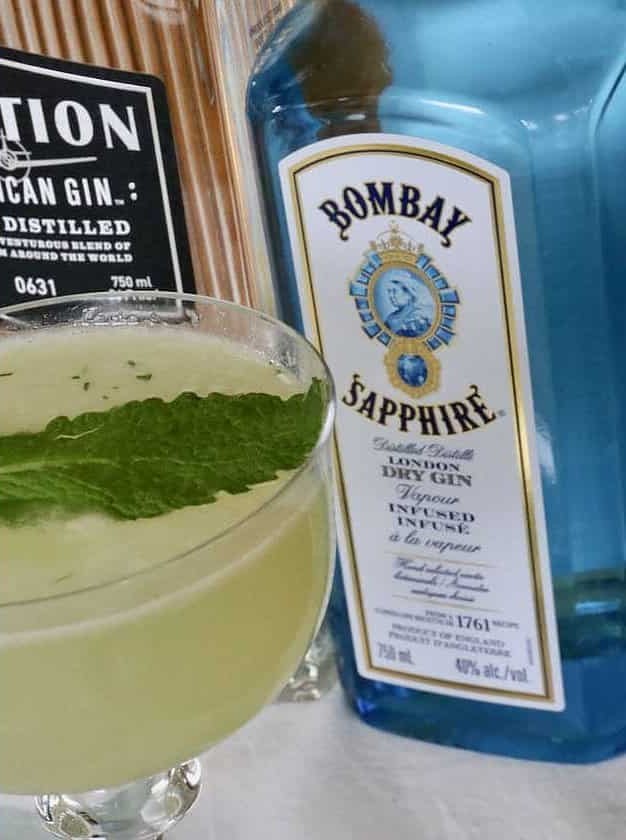 Gin Garden Cocktail with Cucumber Twist