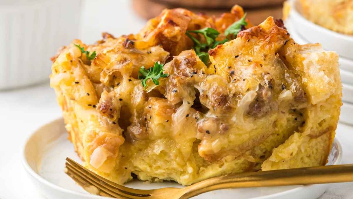 Sausage and Cheese Morning Bake