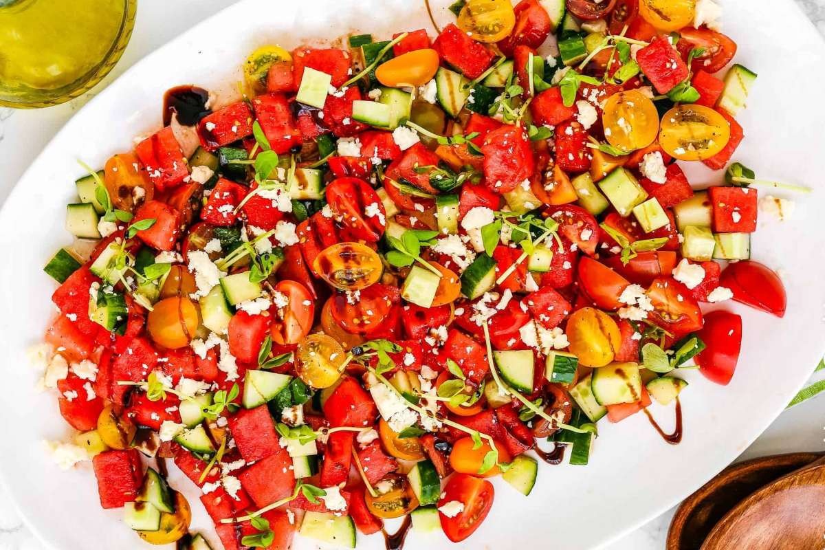 Summer Watermelon Salad in a Snap