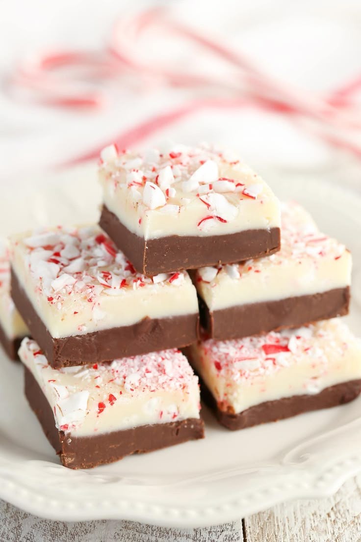 Crushed Candy Cane Brownie Chocolate Truffles