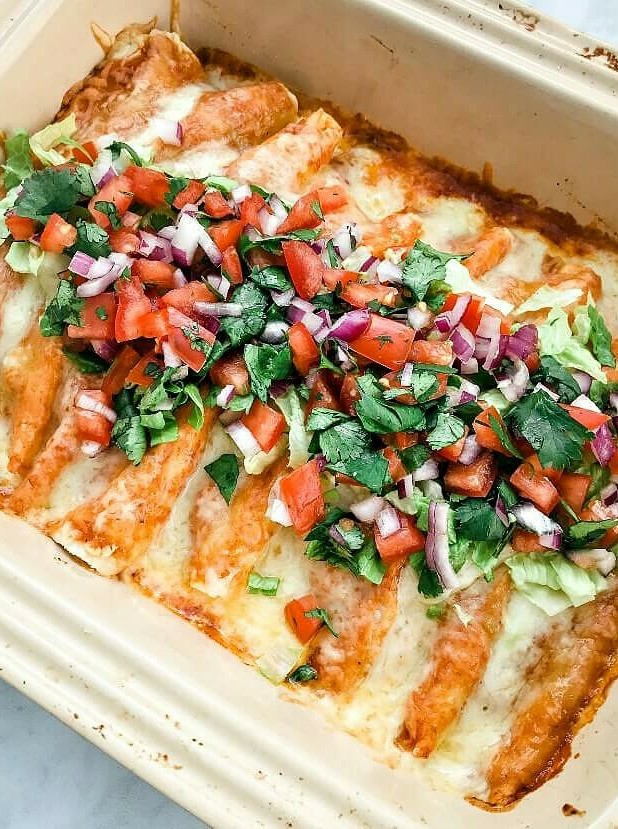 Grass Fed Beef Enchilada Delights