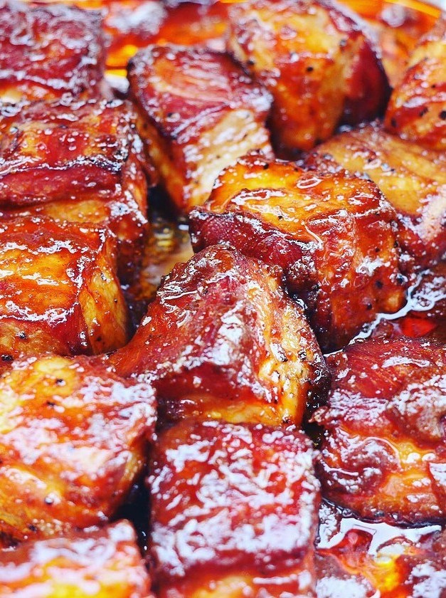 Asian-Infused Low-Carb Pork Belly Bites