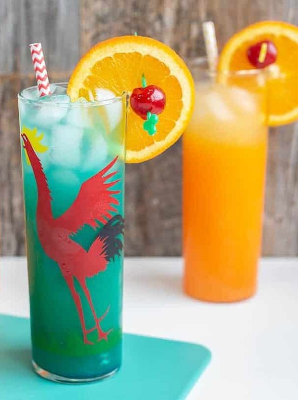 Blue Sunrise in a Glass