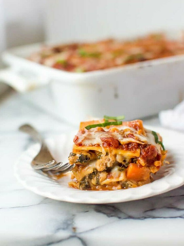 Turkey Lasagna with Hidden Vegetables