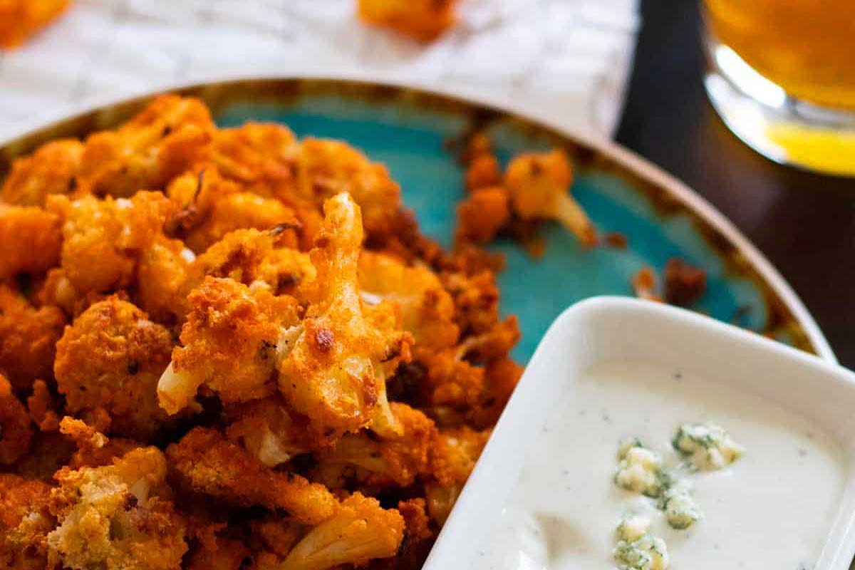 Crispy Buffalo Cauliflower Wings Alternative
